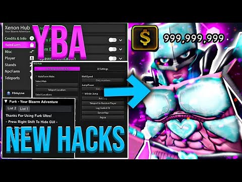 [YBA] Your Bizarre Adventure/YBA Script Hack | Give Stands | Item Farm Auto Farm🎄 2023