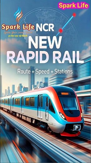 NCR New Rapid Rail | delhi upcoming projects | India’s Fastest Regional Rail #SparkLife #Rapidrail