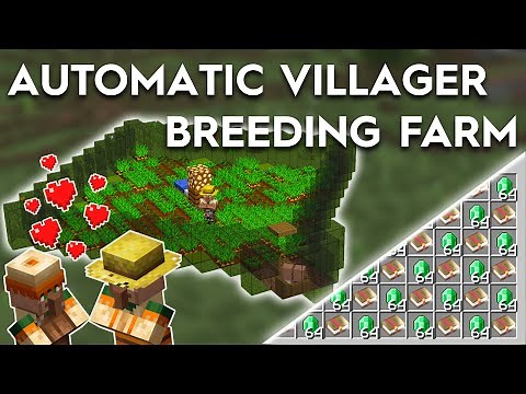 Minecraft Fully Automatic Villager Breeding System