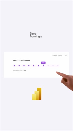 Dotted Progress Tracker + Label in Power BI (see related video to build it with me)