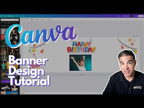 Canva Design Tutorial | Vinyl Banner