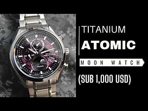 Citizen's High-Tech, Solar Powered Quartz Moon Watch - Attesa Tsukuyomi BNY1018-80X