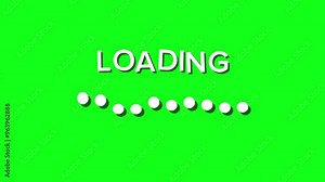 Loading screen with greenscreen