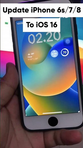 How to Update iPhone 6s/7/7+/8 to iOS 16 #ios16