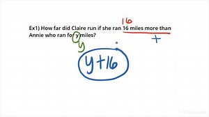 Writing a 1-Step Expression for a Real-World Situation | Algebra | Study.com