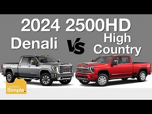 2024 Silverado 2500HD High Country vs Sierra 2500HD Denali | Feature & Pricing Breakdown!