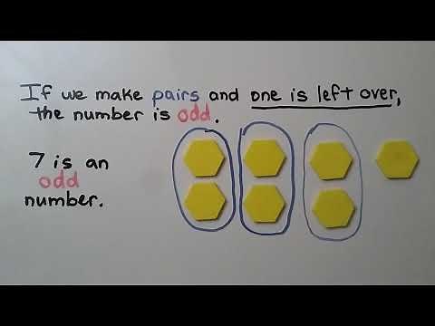2nd Grade Math 1.1, Even and Odd Numbers