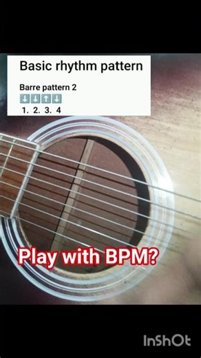 Basic Rhythm Pattern (Barre Pattern 2) | Easy Guitar Tutorial