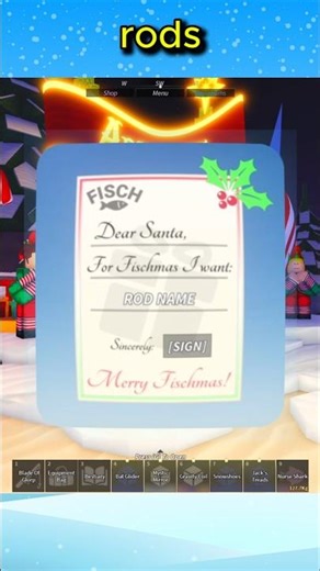 Top 5 Rods to Ask Santa For in Fisch! 🎣🔥