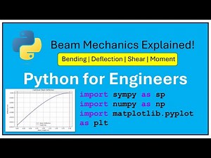 ✅Python for Structural Analysis: Beam Mechanics Explained