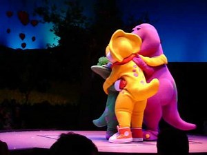 Barney singing I Love You at Universal Studio Florida