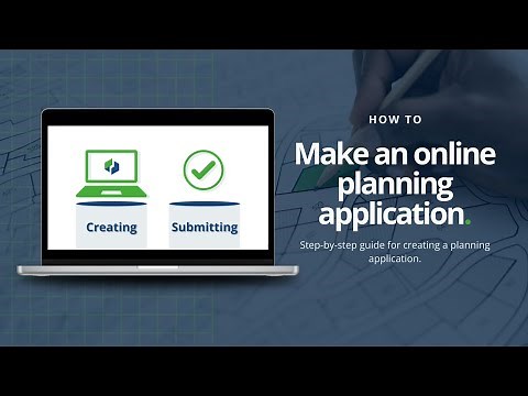 Planning Portal - How to make an online planning application?
