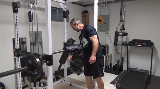 Yoke Bar Rotary Arm Wrestling Training...need some feedback on this one from people who actually do arm wrestling. I don't, but I've always thought the yoke bar could be useful for it due to the offset loading and the possible rotary action when you use the bar as a machine rather than as a bar (which I've messed around with quite a lot in the past). I'm using a yoke bar from elitefts for this. I've got it set on the rails of the power rack, about midsection height. I had tried just gripping on 