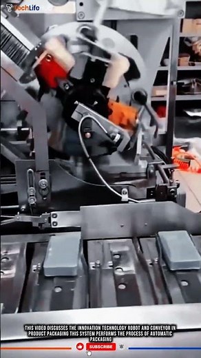 Innovation Technology Robot and Conveyor: Flawless Automatic Packaging #tech