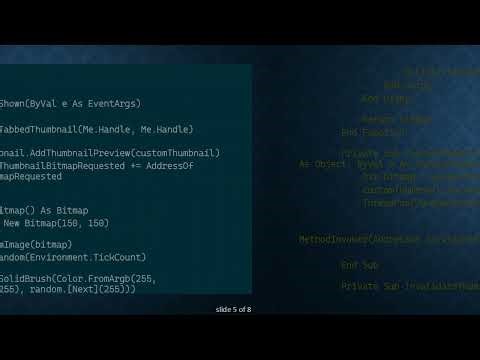 How to Refresh Taskbar Preview Even When the Form is Minimized