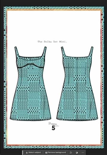Polka Dot Pattern Design for Textile Art