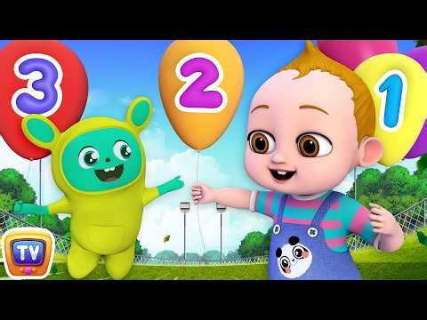 Learn Numbers 1 to 5 & Reverse Counting | Bestie & Friends Balloon Pop Fun! - ChuChu TV Learning Fun