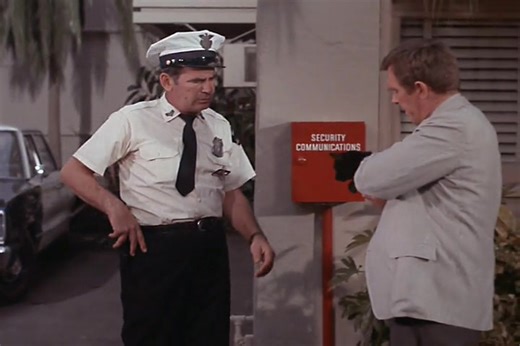 Starfleet Records. James T. Kirk, Captain of the USS Enterprise NCC-1701. Mission: To help the Earth. Stardate: Unknown (2268). Date: 1968. Kirk finds Seven's map of McKinley Rocket Base. Roberta tells them she has already called the police to the office. When the police arrive, Spock tries to keep Roberta quiet, but she screams before he can. Kirk calls Scott, whom he orders to perform a wide scan, as they will be moving, and be ready to beam them up. They run into the office, but Roberta runs 