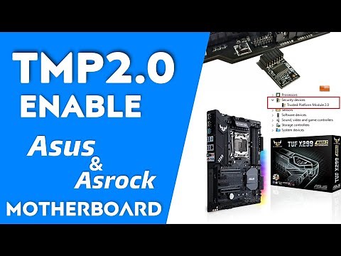 Asus Motherboard TPM 2.0 Enable
