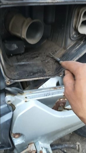 air filter Box clean 😁🪥 #automobile