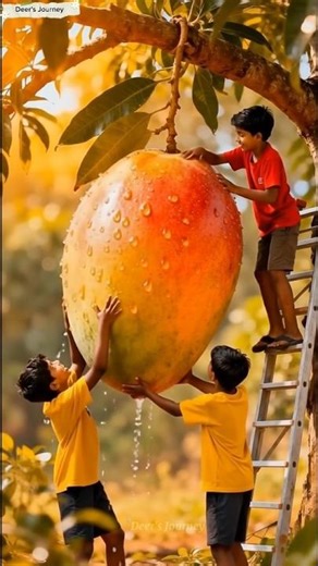 Boy Found the Juiciest Mango on Earth! 🥭 | Relaxing Fruit Cutting #fruits #asmr#shortfeed