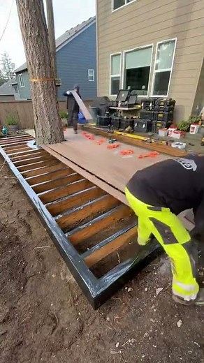 Installing @timbertech #azek decking