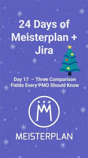 24 Days of Meisterplan + Jira : Day 17 - Three PMO Fields