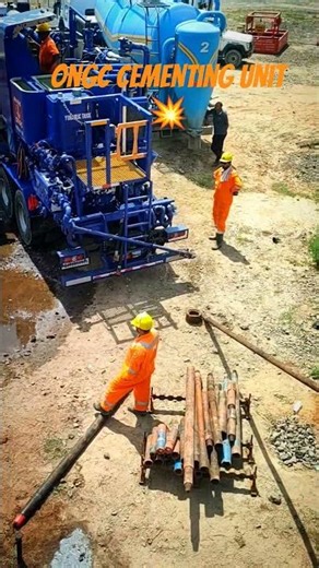 Cementing Unit ☠️ ONGC #crudeoil #oilwells #riglife #work #job #subscribe #travel #music #oilmill