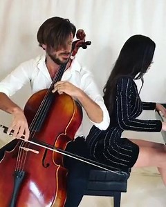 118K views · 3.4K reactions | It's only our first time playing together. But I promise next time Hauser l and I will try to play with more feeling!  � - Rachmaninoff piano concerto No. 2 (second movement) #2cellos #thepianoslayer | Lola Astanova | Facebook