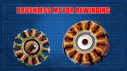How to rewind brushless motors | Learn to fix or modify your electric motors