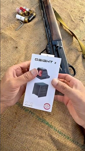 Iron Sight To Red Dot — Clays Shooting Accuracy Test #shotgun #hunting #shorts