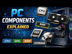 All PC parts explained for beginners.