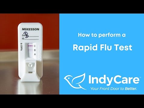How to Perform a Flu Test | IndyCare