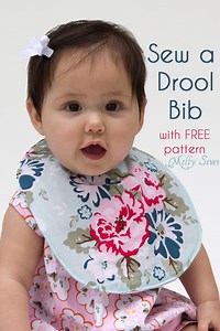 Sew a Drool Bib - FREE Baby Bib pattern