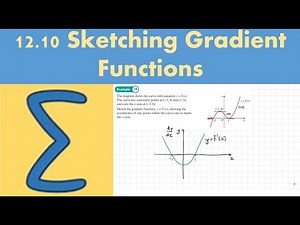 12.10 Sketching gradient functions (PURE 1- Chapter 12: Differentiation)