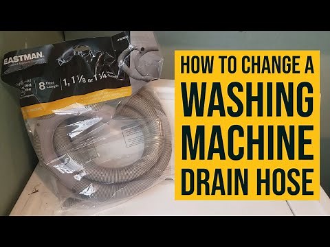 How To Change A Washing Machine Drain Hose (EASY!)