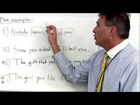 Recognizing Subordinate Clauses