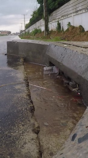 Remove Trash Clogged Culvert #drain #rainwater #unclogged #unclogged