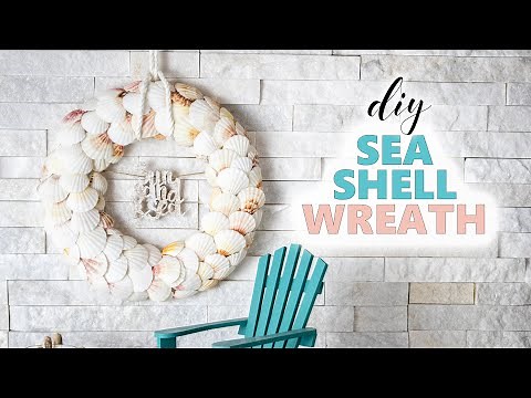 Seashell Wreath Tutorial