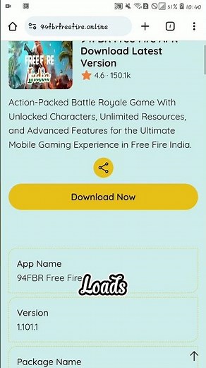 📲 How to Download 94FBR Free Fire in 1 Minute! #howto #download #94FBR #apk #MobileGaming