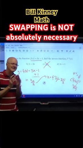Your TEACHER is WRONG About INVERSE FUNCTIONS!!