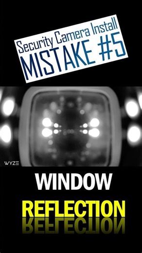 Fix Window Reflections - Security Camera IR Night Vision Lights