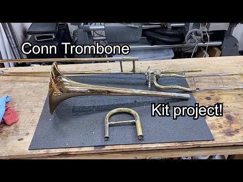 Conn Trombone Restoration Kit Project- band instrument repair