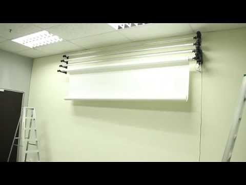Motorised Backdrop System setup