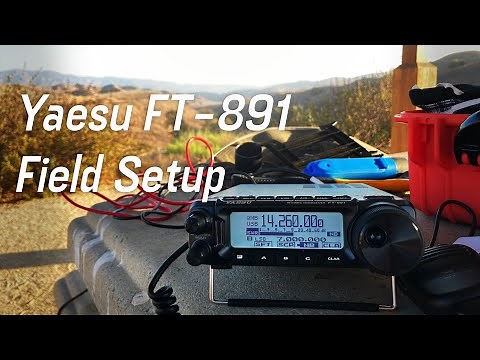 Yaesu FT-891 Basic Field Setup