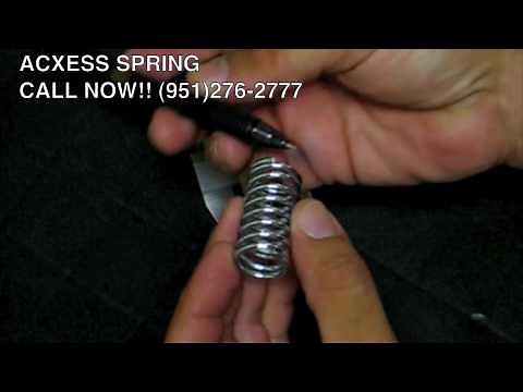 How To Measure Compression Springs