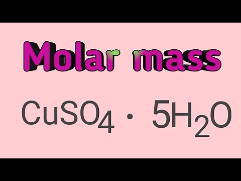 Molecular weight of copper sulphate pentahydrate|| CuSO4.5H2O|| easy explanation