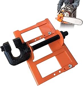 Upgraded Vertical Chainsaw Mill Lumber Cutting Guide Saw Steel Timber Chainsaw Attachment Cut Guided Mill Wood for Woodworkers, Orange