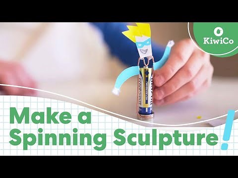 How to Make a Spinning Sculpture with Magnets | STEAM DIY | KiwiCo