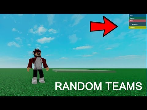 Randomize Teams in Roblox Tutorial